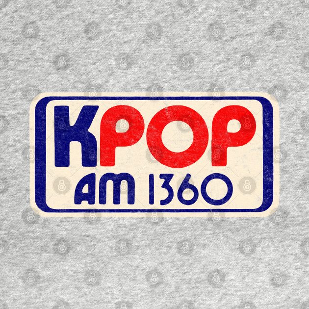 KPOP 1360 AM San Diego Radio Station Am Radio Long Sleeve TShirt